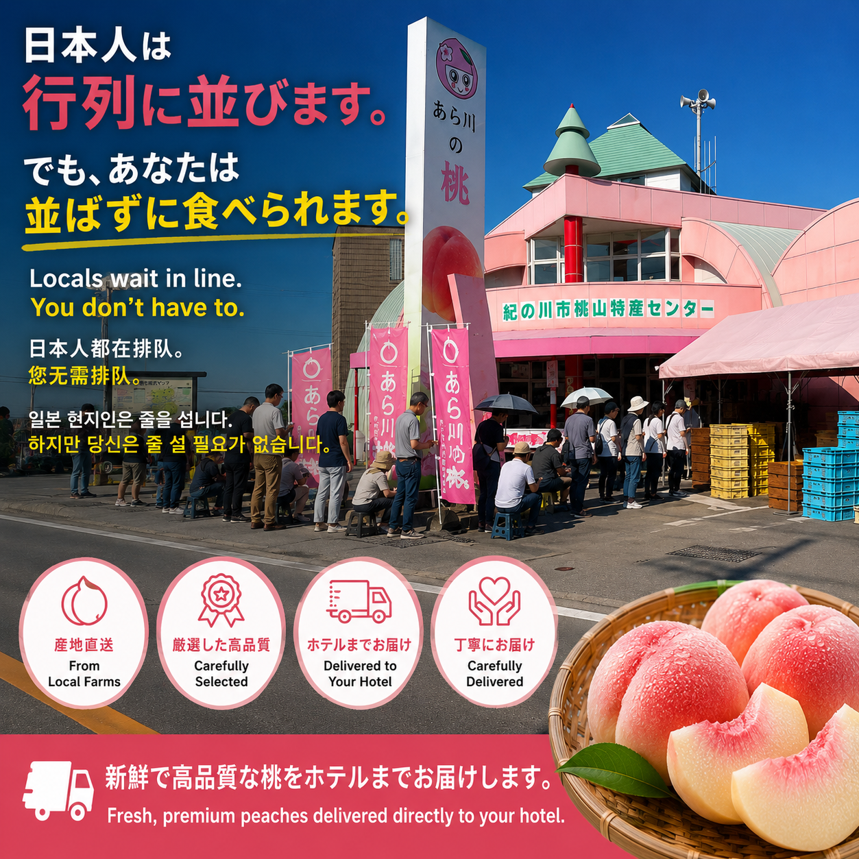 白桃 あらかわの桃 1玉